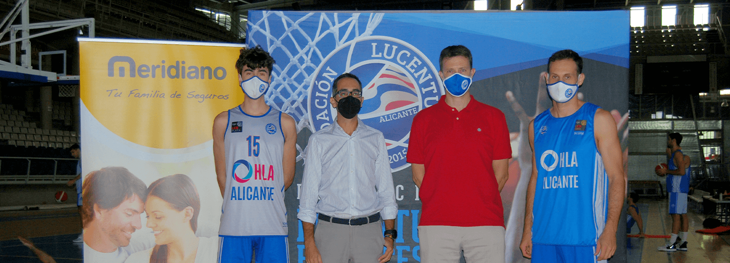 Meridiano Seguros afianza su apuesta por el Lucentum Club de Baloncesto